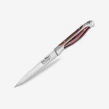 Load image into Gallery viewer, 5” Utility Knife, Knife with Pakka Wood Handle Chef Kitchen Knife, Executive Chef Series
