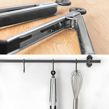 Load image into Gallery viewer, STARUBY Cooking Tongs 9 inches and 12 inches Stainless Steel Kitchen Silicone Serving Tongs Heat Resistant Meat Turner Spatula Tongs Fish Tongs with Locking Handle Joint (Black)
