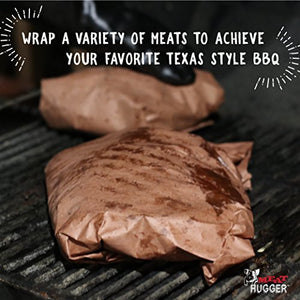 Pink Butcher BBQ Paper Roll (24 Inch by 150 Feet) - Food Grade Peach Wrapping Paper for Smoking Beef Brisket Meat Texas Style, All Natural and Unbleached