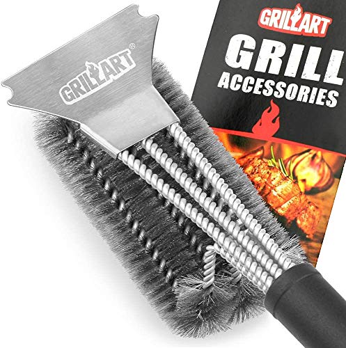 Premium Grill Brush & Scraper, Ultimate BBQ Cleaning Solution