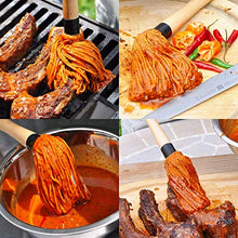 Load image into Gallery viewer, Censmart 18 Inch BBQ Basting Mop 3 Extra Replacement Heads with Natural Wood Handle and Cotton Head for Roasting or Grilling, Apply Barbecue Sauce, Marinade or Glazing,Dish Mop Style,
